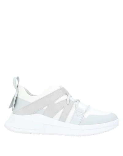 Shop Fitflop Woman Sneakers White Size 8.5 Lycra, Rubber
