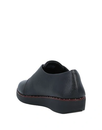 Shop Fitflop Woman Sneakers Black Size 7 Polyurethane
