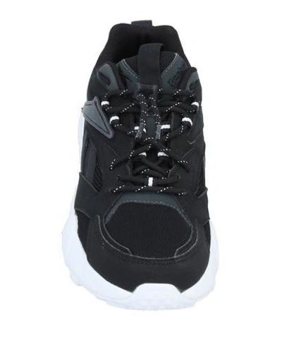 Shop Reebok Woman Sneakers Black Size 6 Textile Fibers