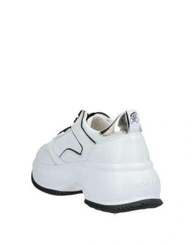 Hogan Maxi I Active Leather Sneakers In White