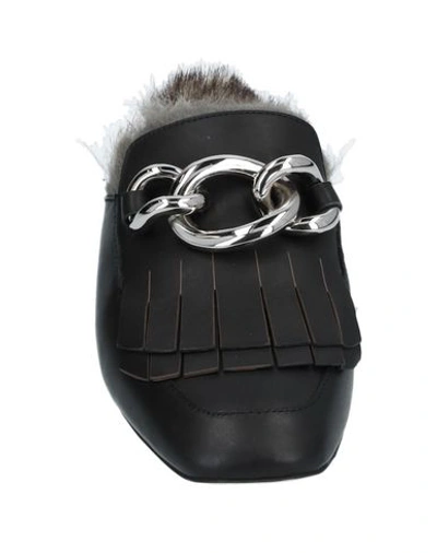 Shop Jeffrey Campbell Woman Mules & Clogs Black Size 7 Soft Leather