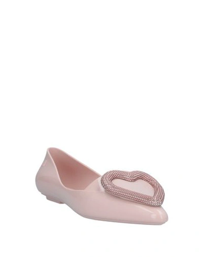 Shop Melissa Ballet Flats In Pink