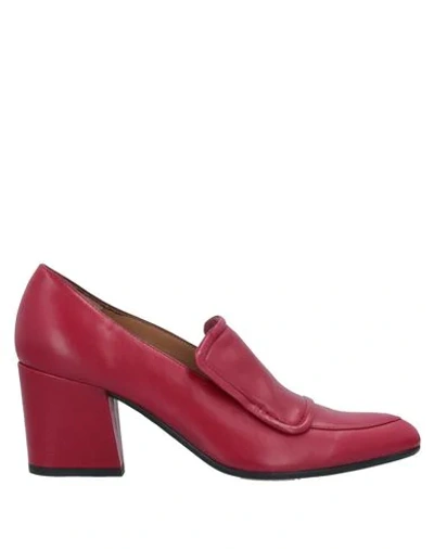 Shop Pomme D'or Loafers In Maroon