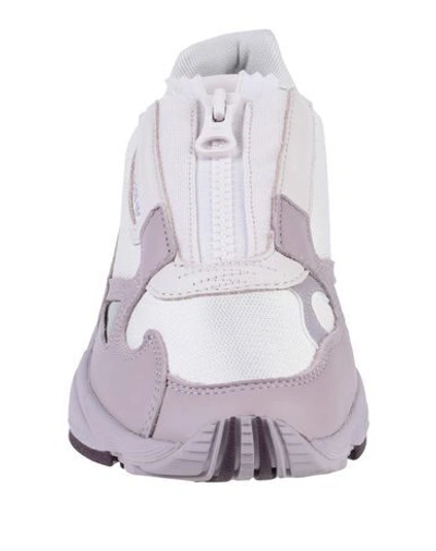 Shop Adidas Originals Woman Sneakers Lilac Size 10 Textile Fibers, Soft Leather In Purple