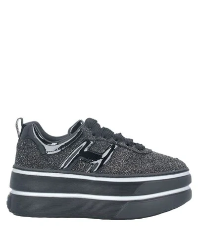 Shop Hogan Sneakers In Black