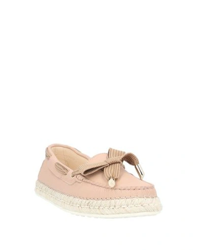 Tod's Loafers In Pastel Pink