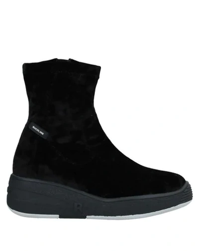 Ruco Line Ankle Boots In Black