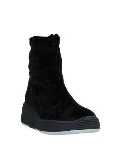 Ruco Line Ankle Boots In Black
