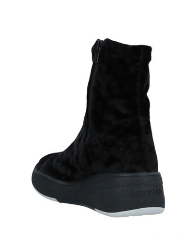 Ruco Line Ankle Boots In Black