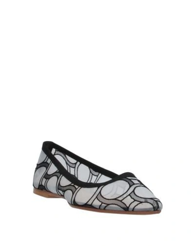 Shop Anna Baiguera Ballet Flats In Black