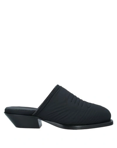 Shop Mm6 Maison Margiela Mules And Clogs In Black