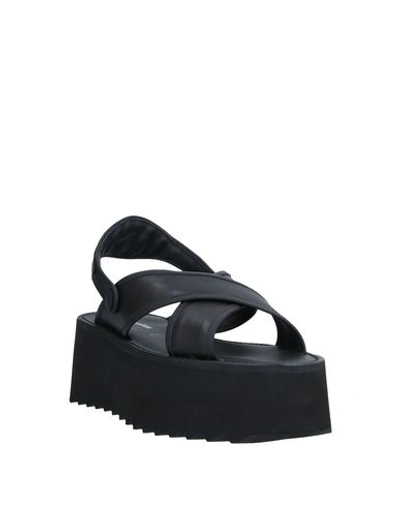 Shop Bruno Bordese Sandals In Black