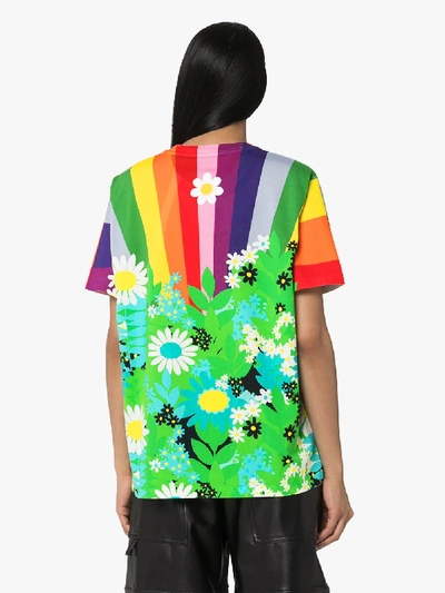 Shop Moncler 8  Richard Quinn Rainbow T-shirt In Multicolour