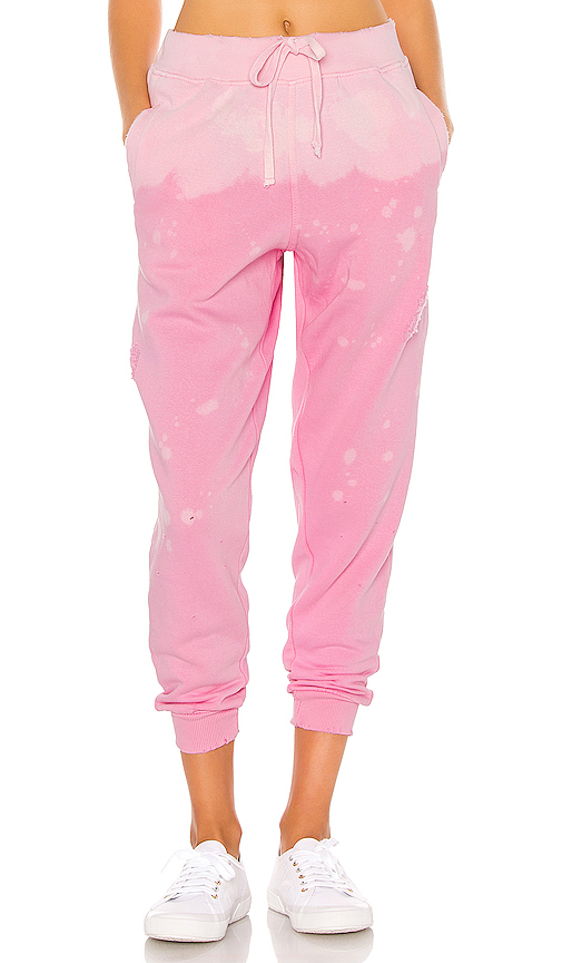 baby pink joggers