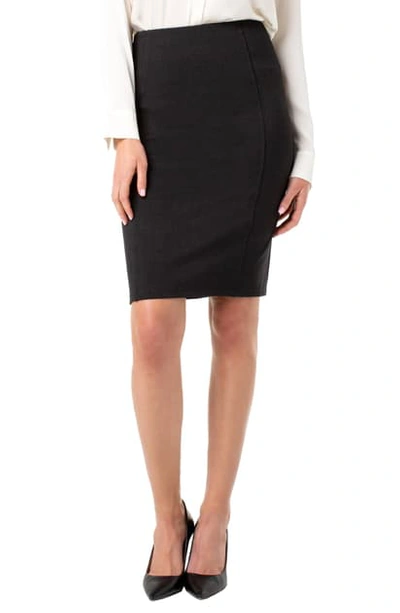 Shop Liverpool Reese Pencil Skirt In Black