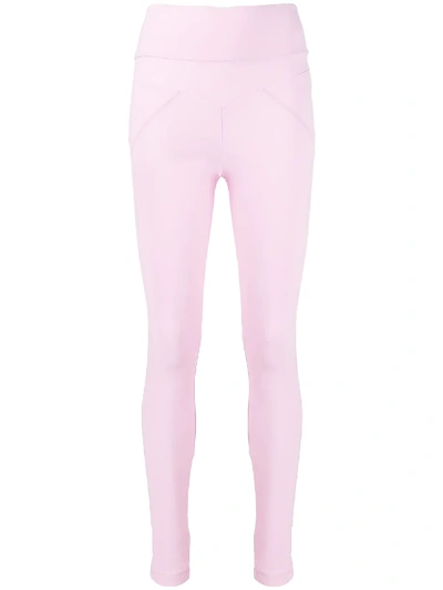 Shop No Ka'oi Rear Print High Waist Leggings In Pink