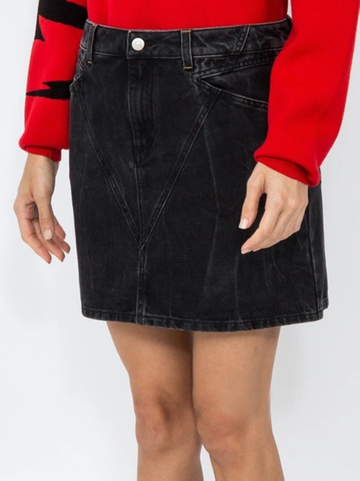 Shop Givenchy Denim Mini Skirt
