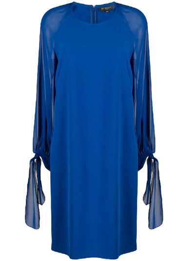 Shop Antonelli 'georgette' Kleid In Blue