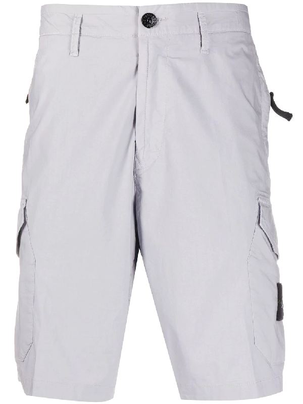 grey stone island cargo shorts