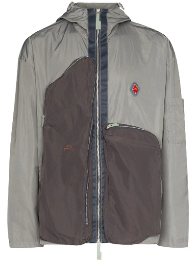 Shop A-cold-wall* Passage Panelled Jacket In Grey
