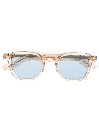 Shop Moscot Nyc Momza Square-frame Sunglasses In Neutrals