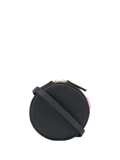 Shop Tubici Milan Round Crossbody Bag In Black