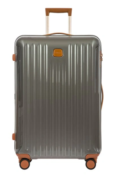 Shop Bric's Capri 30-inch Expandable Spinner Suitcase In Grey