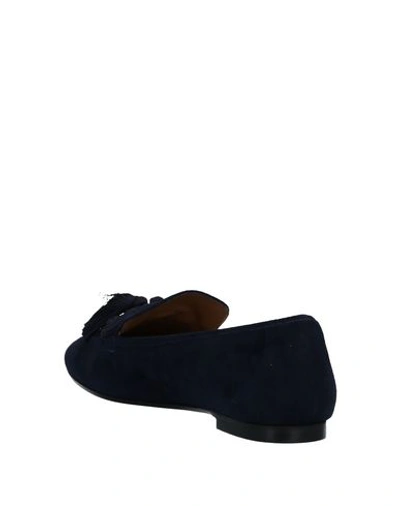 Shop Aquazzura Loafers In Dark Blue