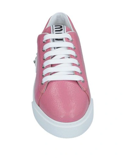 Shop Miu Miu Sneakers In Pink