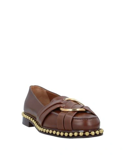 Shop Chloé Loafers In Brown