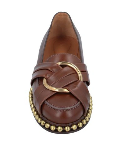 Shop Chloé Loafers In Brown