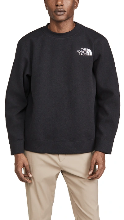 Shop The North Face Spacer Knit Crew Neck In Tnf Black