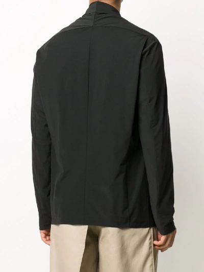 Shop Attachment Single-breasted Blazer In Black