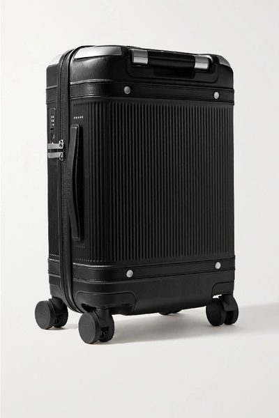 Shop Paravel Net Sustain Aviator Carry-on Recycled Hardshell Suitcase In Black