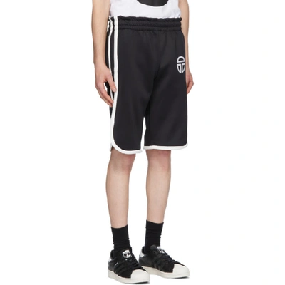 Telfar Logo Print Track Shorts In Black