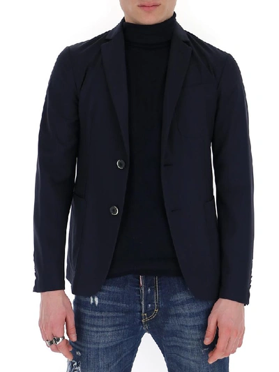 Shop Barena Venezia Barena Fitted Blazer In Navy