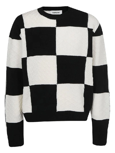 Shop Ambush Pattern Knitted Sweater In Multi