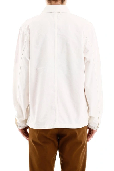 Shop Carhartt Wip Michigan Chore Jacket In White
