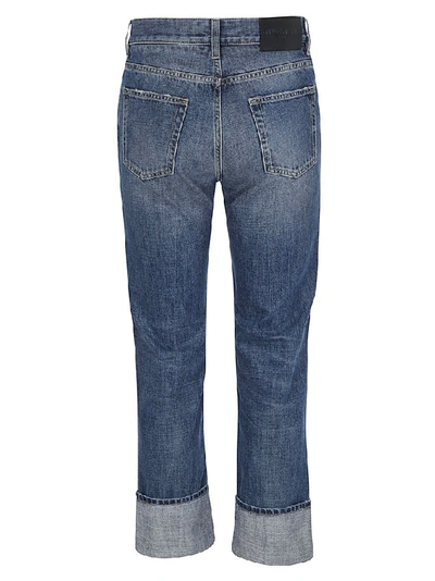 Shop Givenchy Cropped Jeans In Blue