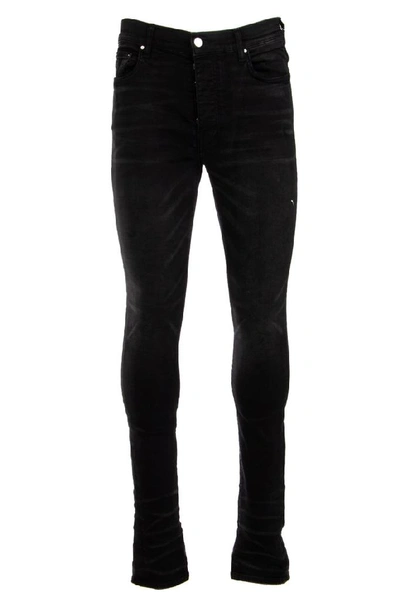 Shop Amiri Stonewashed Jeans In Black