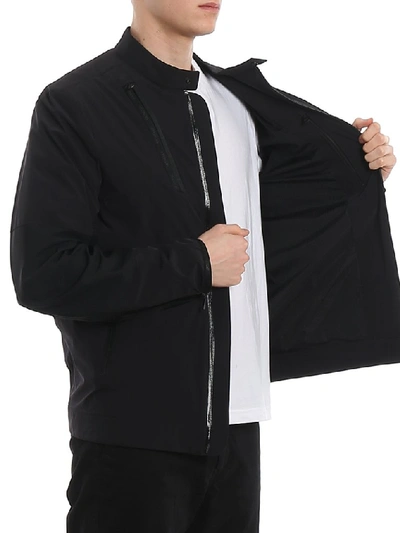 Shop Moncler Somme Windbreaker Jacket In Black