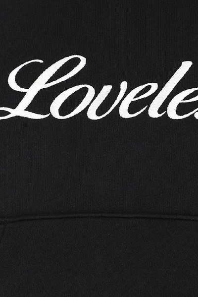 Shop Amiri Loveless Hooded Sweatshirt In Black
