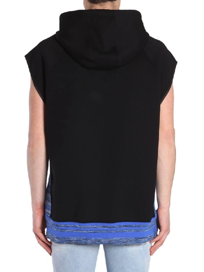 Shop Diesel Black Gold Sleeveless Hooded Sweater