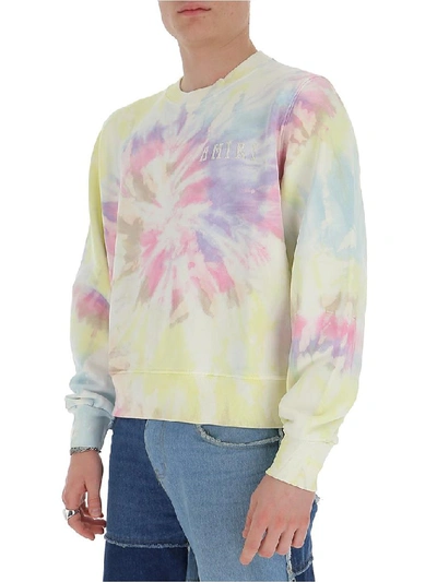 Shop Amiri Tie Dye Print Sweatshirt In Multi