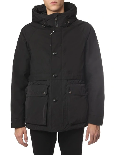 Shop Woolrich Teton Down Jacket In Black