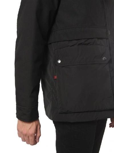 Shop Woolrich Teton Down Jacket In Black