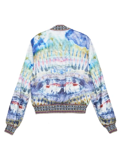 Shop Amiri Tie Dye Print Bomber Jacket In Multi