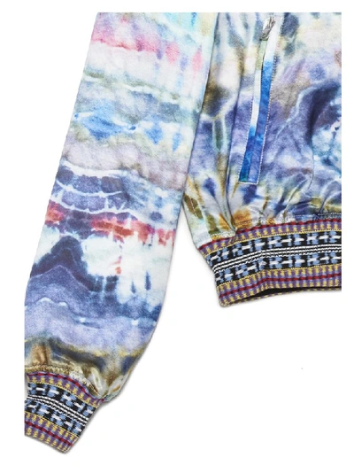 Shop Amiri Tie Dye Print Bomber Jacket In Multi
