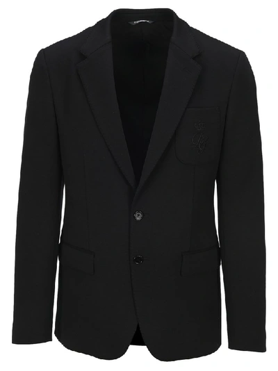 Shop Dolce & Gabbana Slim Fit Blazer In Black