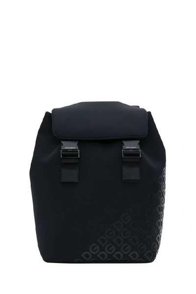 Shop Dolce & Gabbana Millennials Logo Backpack In Black